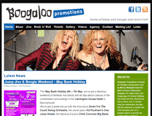 Tablet Screenshot of boogaloopromotions.com